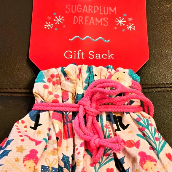 Sugar Plum Dreams Nutcracker Holiday Gift Sack 🎄🎁Approx 27x18 - Picture 3 of 3